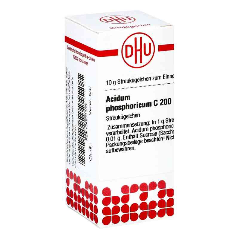 Acidum Phosphoricum C 200 Globuli 10 g von DHU-Arzneimittel GmbH & Co. KG PZN 04201103