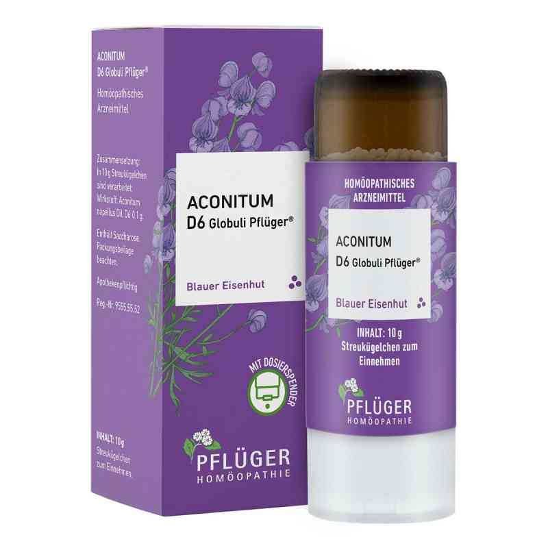Aconitum D6 Globuli Pflüger Dosierspender 10 g von Homöopathisches Laboratorium Alexander Pflüger Gmb PZN 18051541