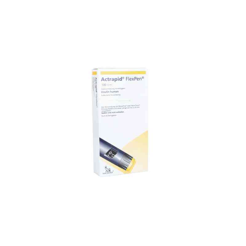 Actrapid Flexpen 100 I.e./ml iniecto -lsg.i.fertigpen 5X3 ml von Novo Nordisk Pharma GmbH PZN 00536752