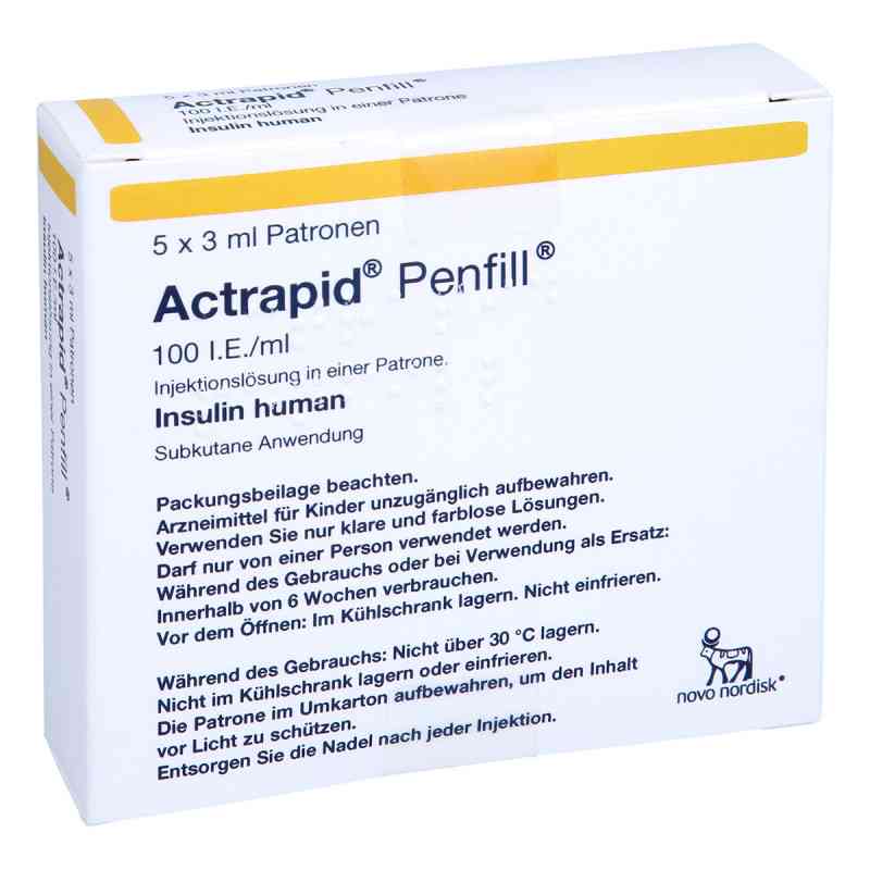Actrapid Penfill 100 Internationale Einheiten pro Milliliter 5X3 ml von Orifarm GmbH PZN 03647328