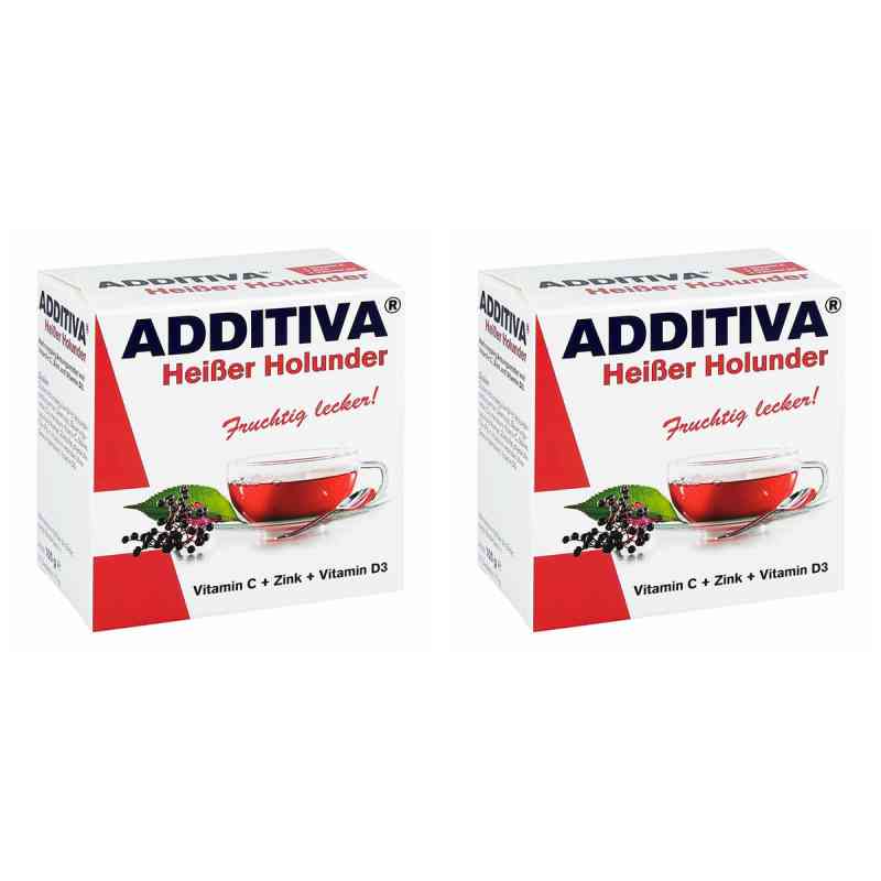 Additiva Heißer Holunder Pulver 2x100 g von Dr.B.Scheffler Nachf. GmbH & Co. KG PZN 08107215