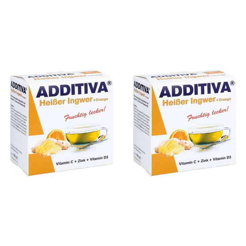 Additiva Heisser Ingwer+Orange Pulver 2x120 g von Dr.B.Scheffler Nachf. GmbH & Co. KG PZN 08107216
