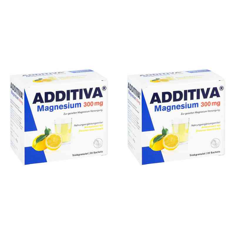 Additiva Magnesium 300 Mg N Sachets 2x20 stk von Dr.B.Scheffler Nachf. GmbH & Co. KG PZN 08107223
