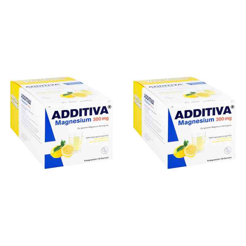 Additiva Magnesium 300 mg N Sachets 2x60 stk von Dr.B.Scheffler Nachf. GmbH & Co. KG PZN 08107227