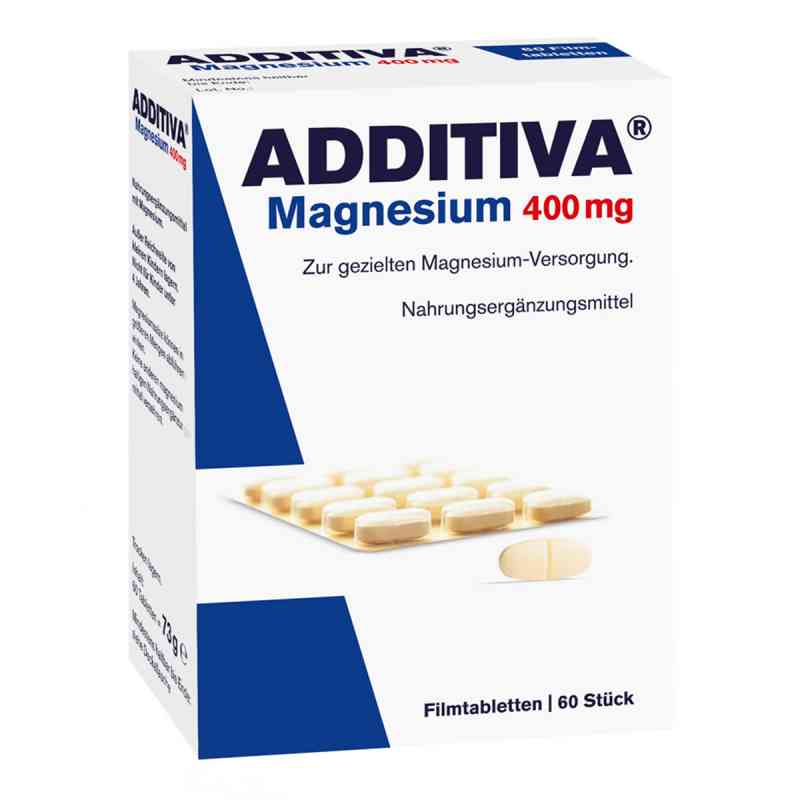 Additiva Magnesium 400 mg Filmtabletten 60 stk von Dr.B.Scheffler Nachf. GmbH & Co. KG PZN 06139331