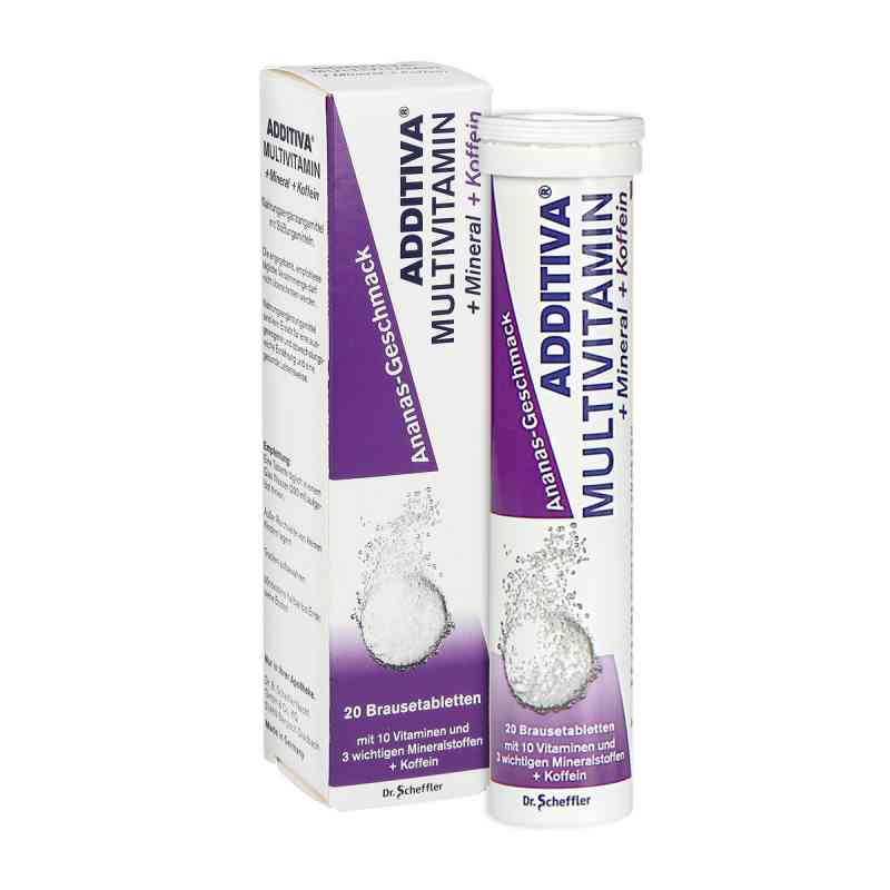 Additiva Multivit.+Mineral+Koffein Ananas Brausetabletten 20 stk von Dr.B.Scheffler Nachf. GmbH & Co. KG PZN 10060204