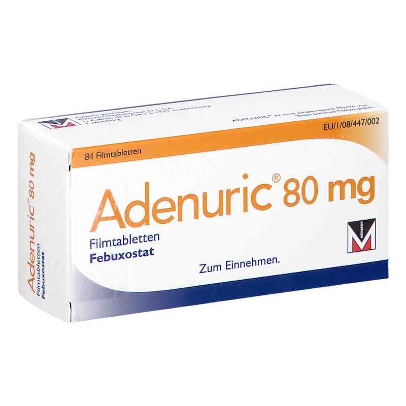 Adenuric 80 Mg Filmtabletten 84 stk von Abacus Medicine A/S PZN 18908036