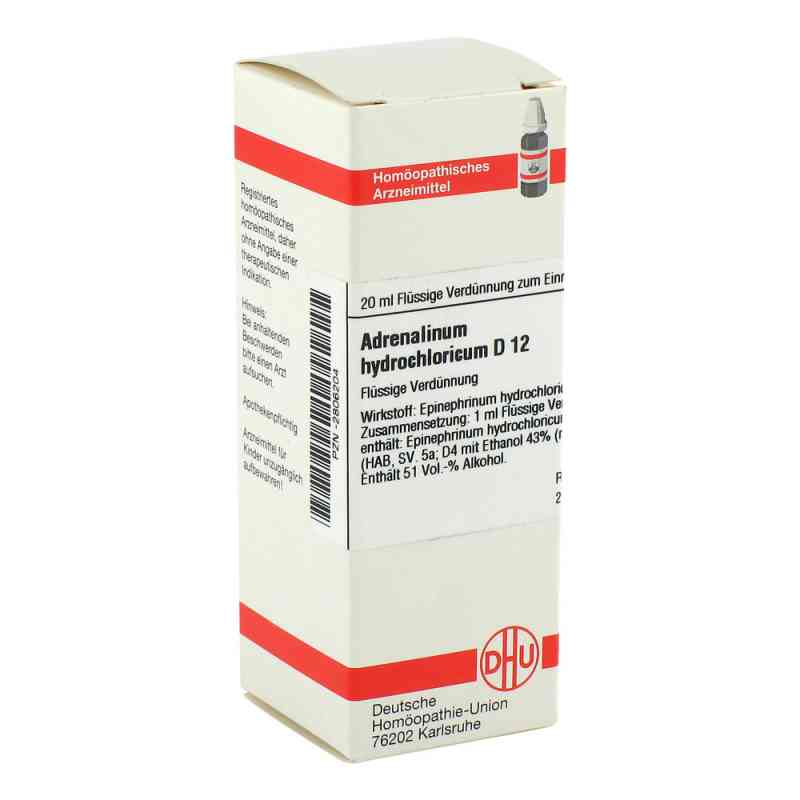 Adrenalin Hydrochl. D12 Dilution 20 ml von DHU-Arzneimittel GmbH & Co. KG PZN 02806204