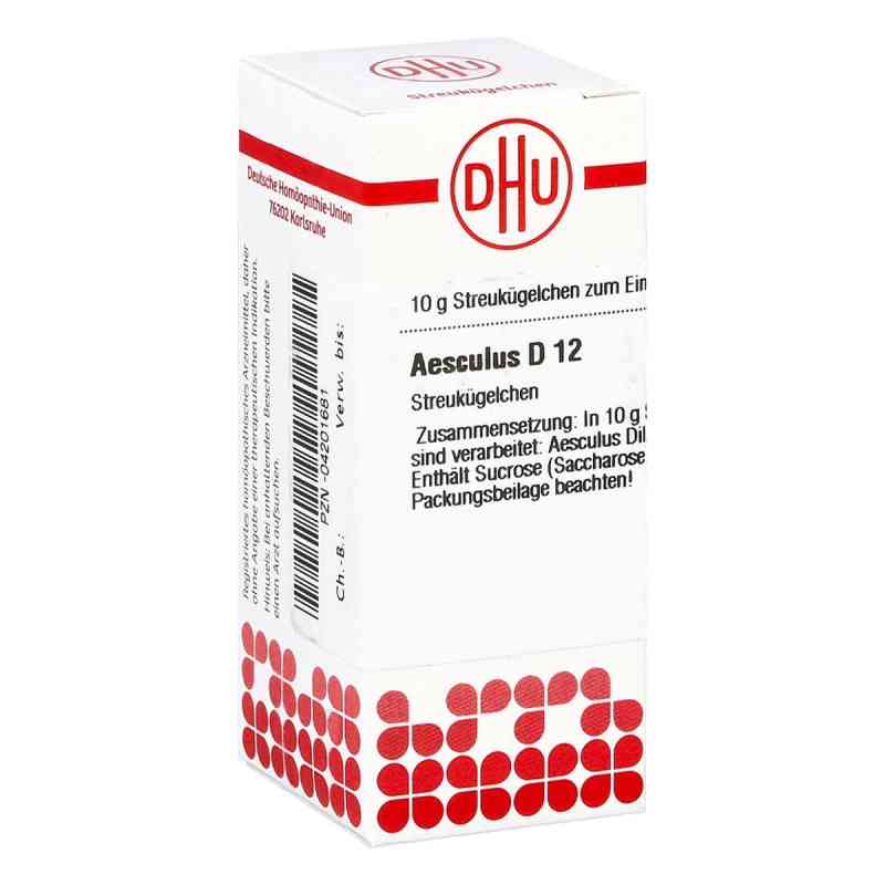 Aesculus D12 Globuli 10 g von DHU-Arzneimittel GmbH & Co. KG PZN 04201681