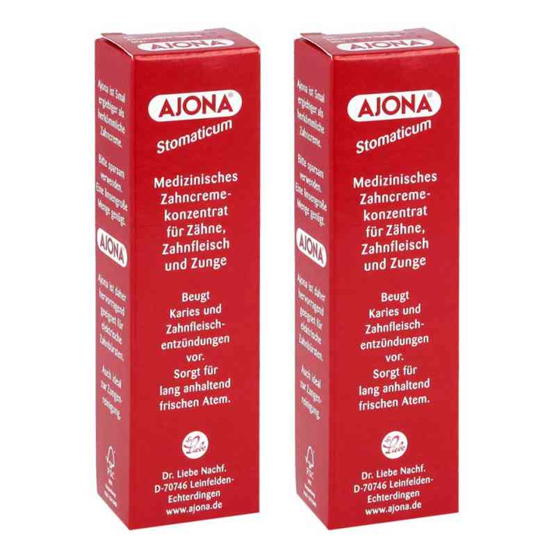 Ajona Stomaticum Zahncreme 2x25 ml von Dr.Rudolf Liebe Nachf.GmbH & Co.KG PZN 08105864