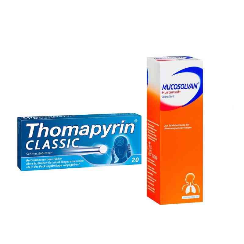 Aktionspaket - Mucosolvan Hustensaft und Thomapyrin CLASSIC 1 Pck von A. Nattermann & Cie GmbH PZN 08101579