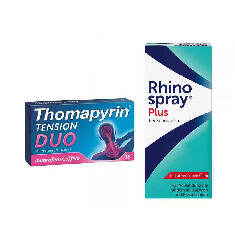 Aktionspaket - Thomapyrin TENSION DUO und Rhinospray Plus 1 Pck von A. Nattermann & Cie GmbH PZN 08101578