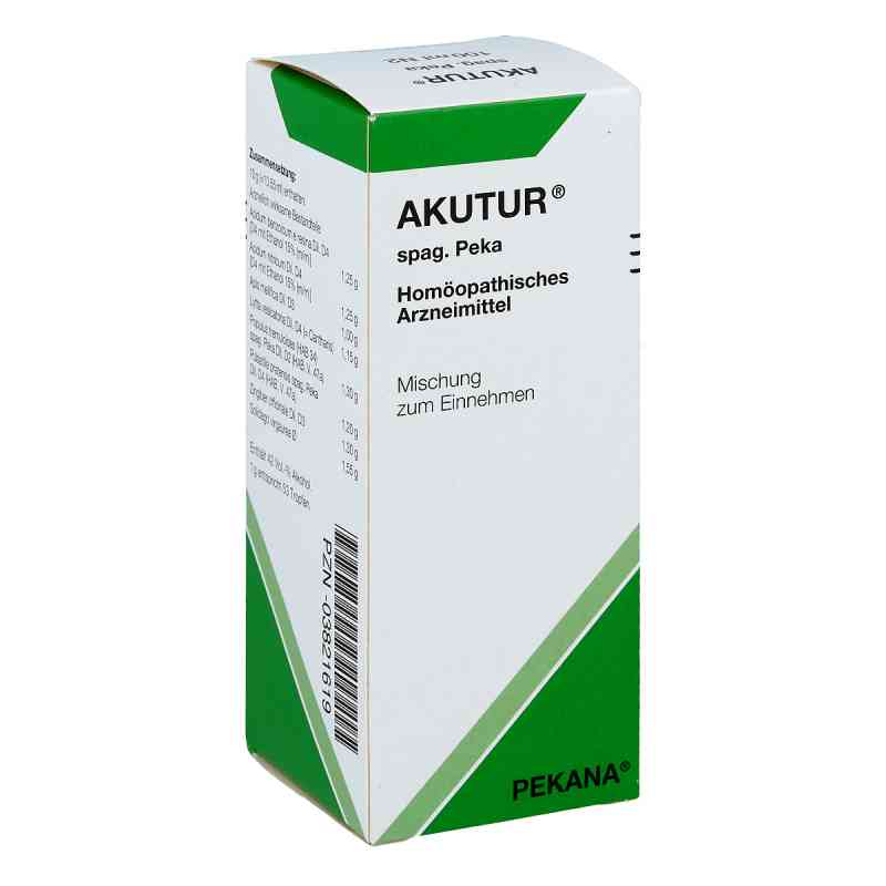 Akutur spag. Tropfen 100 ml von PEKANA Naturheilmittel GmbH PZN 03821619