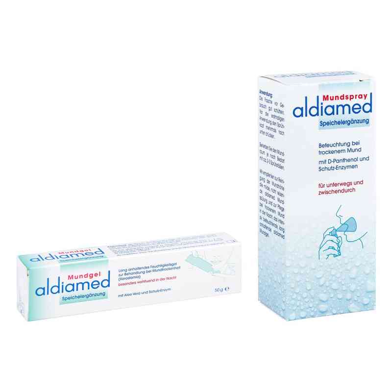 Aldiamed Mundgel & Aldiamed Mundspray zur Speichelergänzung 1 Pck von Certmedica International GmbH PZN 08102654