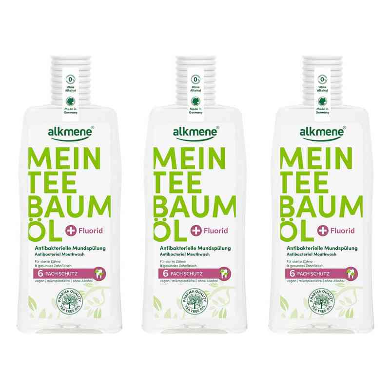 Alkmene Mein Teebaumöl Antibakterielle Mundspülung 3x500 ml von Schröder Cosmetics GmbH & Co. KG PZN 08105167
