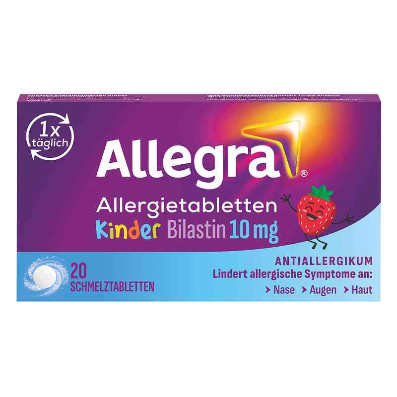 Allegra Allergietabletten für Kinder – Schmelztabletten 20 stk von A. Nattermann & Cie GmbH PZN 18878884