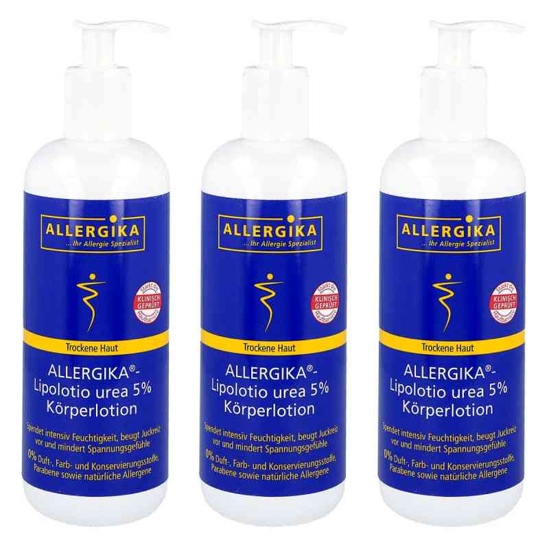 Allergika Lipolotio Urea 5% 3x500 ml von ALLERGIKA Pharma GmbH PZN 08105177