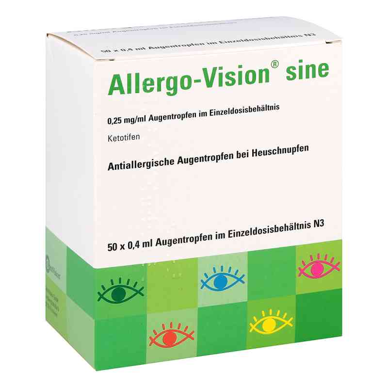 Allergo-Vision sine 0,25mg/ml Augentropfen 50X0.4 ml von OmniVision GmbH PZN 10037725