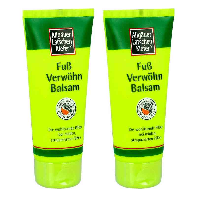 Allgäuer Latschenk. Fuß Verwöhnbalsam 2x100 ml von Dr. Theiss Naturwaren GmbH PZN 08104801
