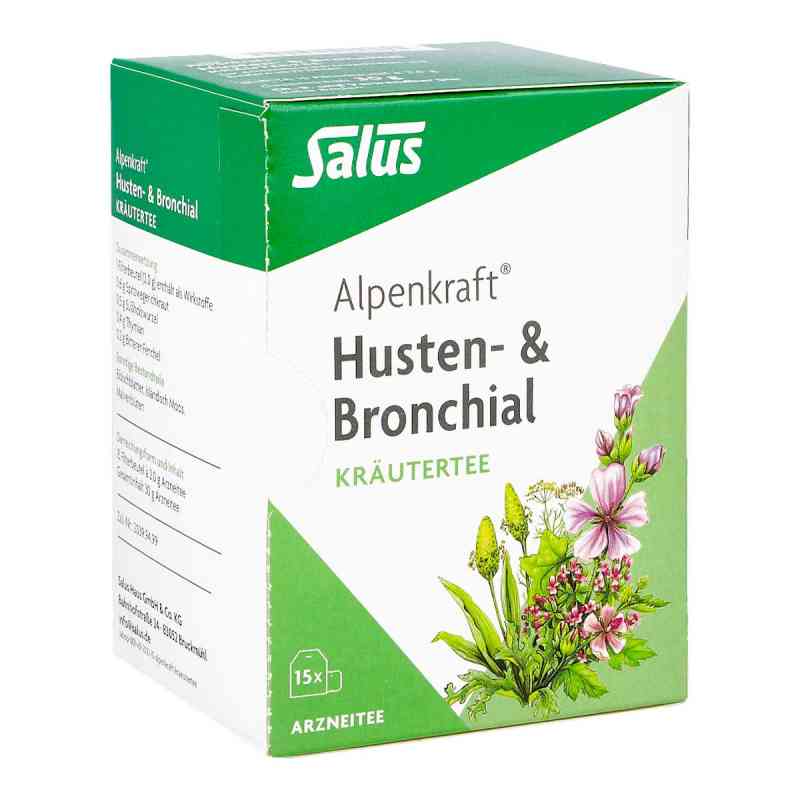 Alpenkraft Husten- & Bronchial Kräutertee Salus 15 stk von SALUS Pharma GmbH PZN 17899097
