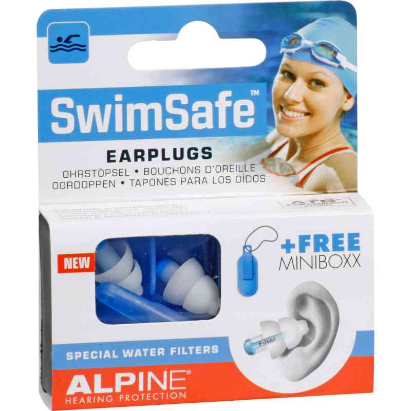Alpine Swimsafe Ohrstöpsel 2 stk von Alpine Nederland B.V. PZN 10992557