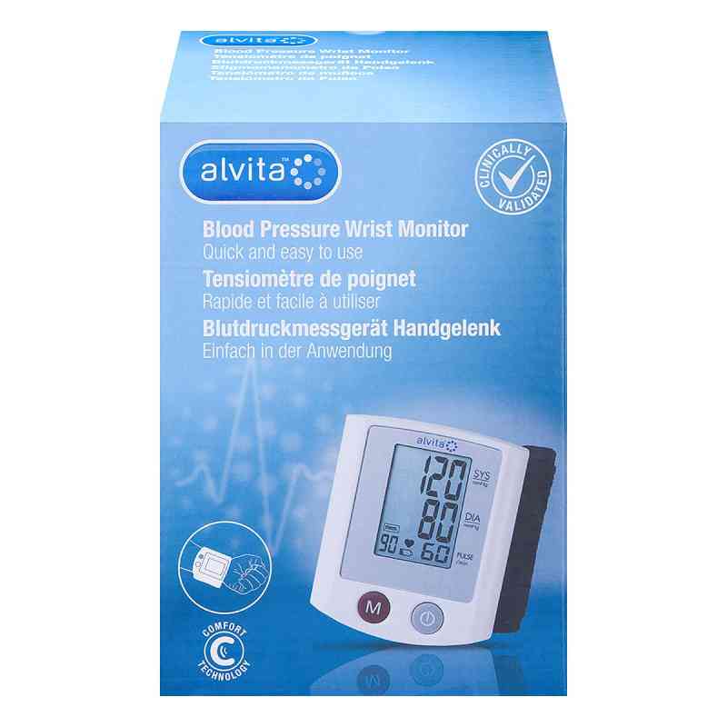 Alvita Blutdruckmessgerät Handgelenk 1 stk von Alliance Healthcare Deutschland GmbH PZN 11124538