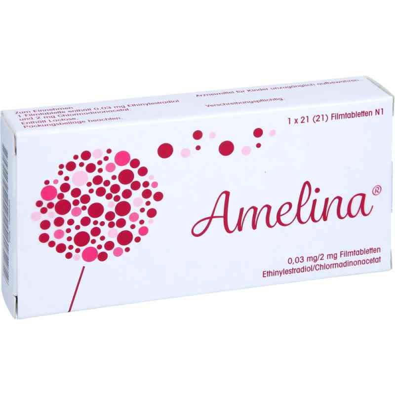 Amelina 0,03 Mg/2 Mg Filmtabletten 21 stk von biomo pharma GmbH PZN 16926308