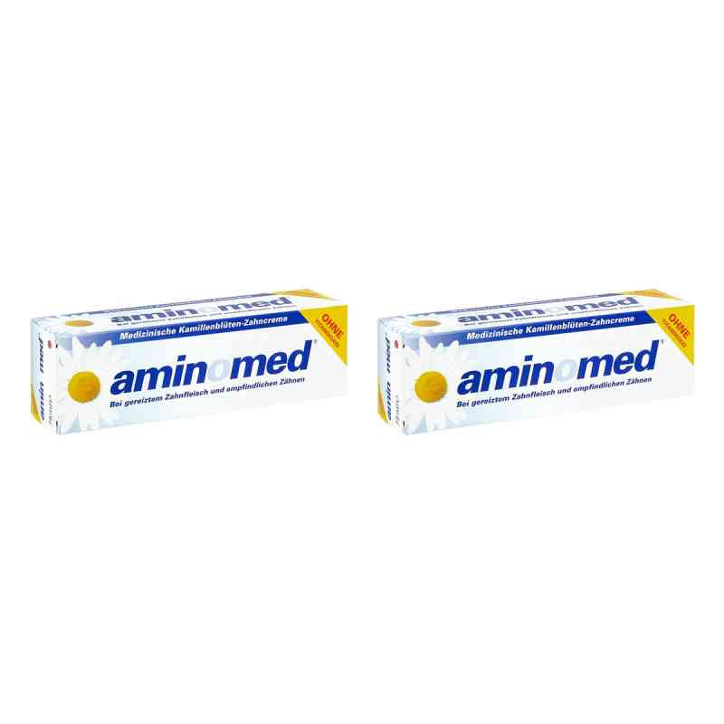 Aminomed Kamillen Zahncreme 2x75 ml von Dr.Rudolf Liebe Nachf.GmbH & Co.KG PZN 08106123