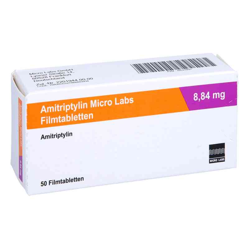Amitriptylin Micro Labs 8,84 mg Filmtabletten 50 stk von Micro Labs GmbH PZN 16531805