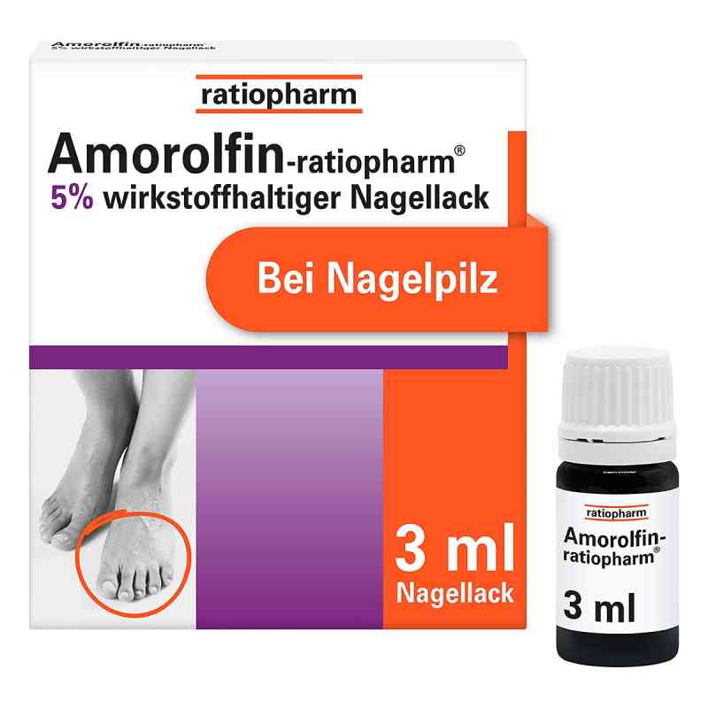 Amorolfin ratiopharm 5% - bei Nagelpilz 3 ml von ratiopharm GmbH PZN 09199173