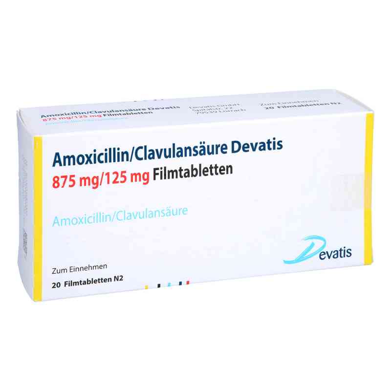 Amoxicillin/clavulansäure Devatis 875mg/125mg Fta 20 stk von Devatis GmbH PZN 15404335