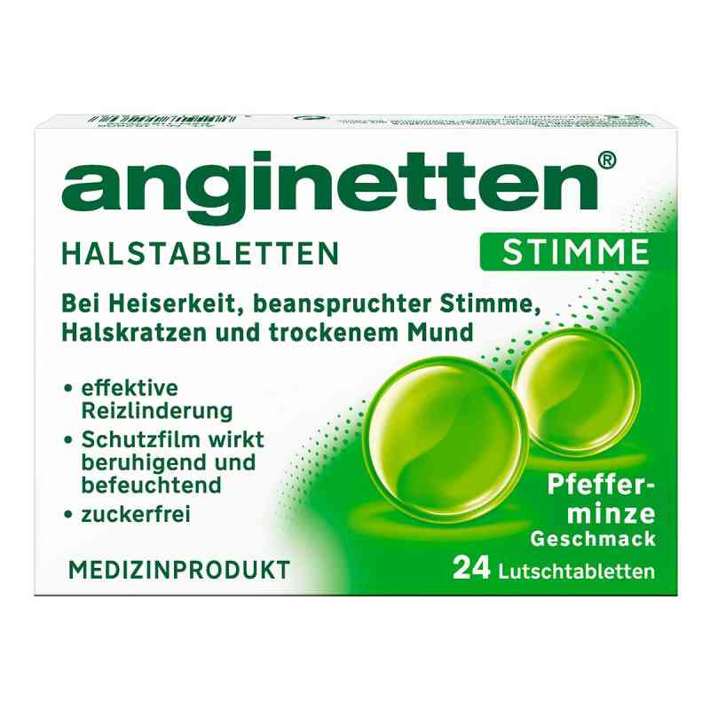 Anginetten Stimme Lutschtabletten 24 stk von MCM KLOSTERFRAU Vertr. GmbH PZN 11877002