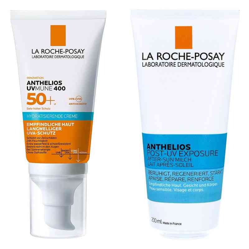 Anthelios Hydra. Creme Uvmune 400 + Anthelios After-Sun Milch  1 Pck von L'Oreal Deutschland GmbH PZN 08102918