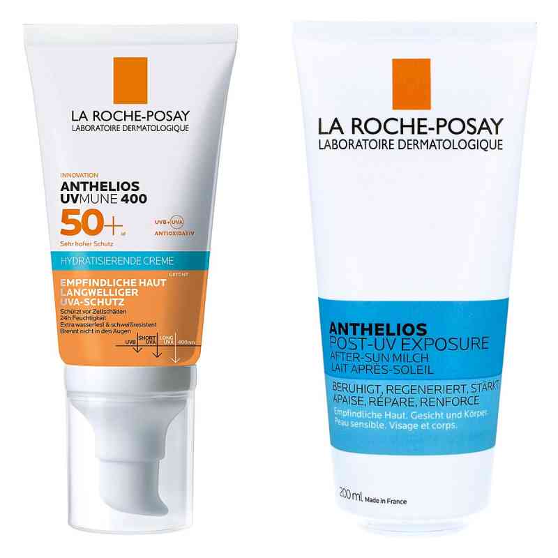 Anthelios Hydra. Getönte Bb-creme + Anthelios After-Sun Milch  1 Pck von L'Oreal Deutschland GmbH PZN 08102928
