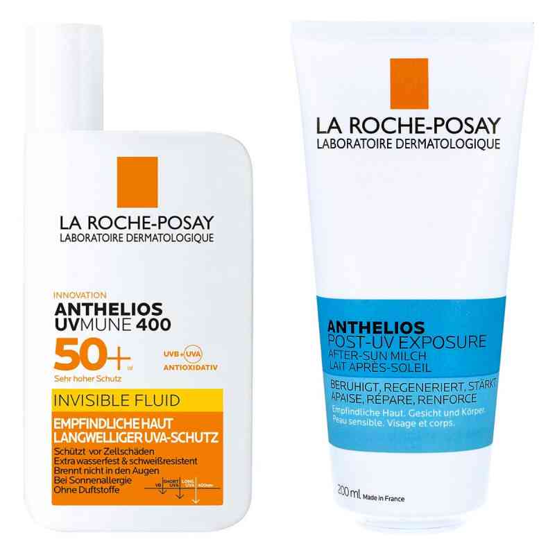 Anthelios Invisible Fluid Uvmune 400 +Anthelios After-Sun Milch 1 Pck von L'Oreal Deutschland GmbH PZN 08102915