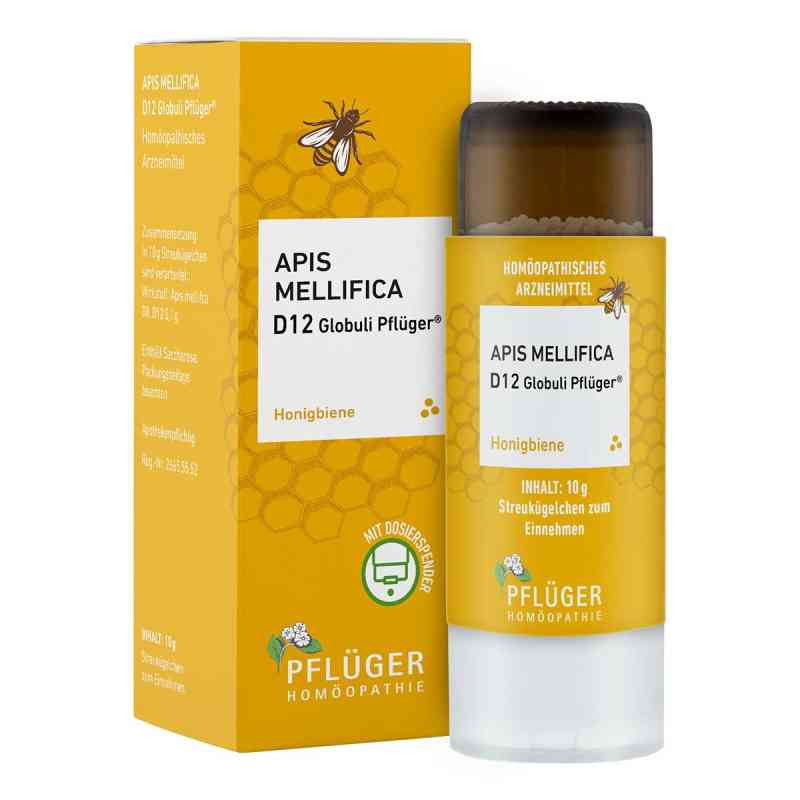 Apis Mellifica D12 Globuli Pflüger Dosierspender 10 g von Homöopathisches Laboratorium Alexander Pflüger Gmb PZN 18051570