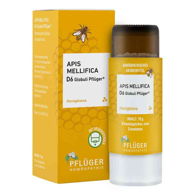 Apis Mellifica D6 Globuli Pflüger Dosierspender 10 g von Homöopathisches Laboratorium Alexander Pflüger Gmb PZN 18051564
