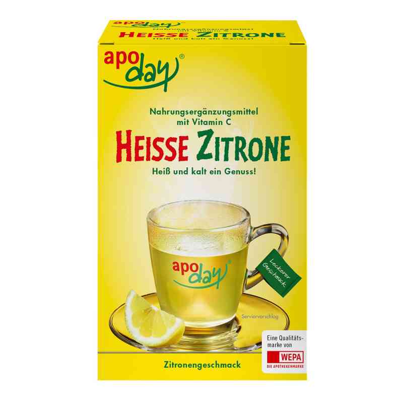 Apoday Heisse Zitrone Vitamine c Pulver 10X10 g von WEPA Apothekenbedarf GmbH & Co K PZN 04821030