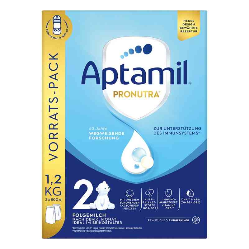 Aptamil Pronutra 2 Folgemilch ab dem 6. Monat 1200 g von Danone Deutschland GmbH PZN 18354069