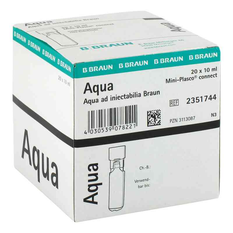 Aqua Ad Injectabilia Miniplasco connect iniecto -lsg. 20X10 ml von B. Braun Melsungen AG PZN 03113087