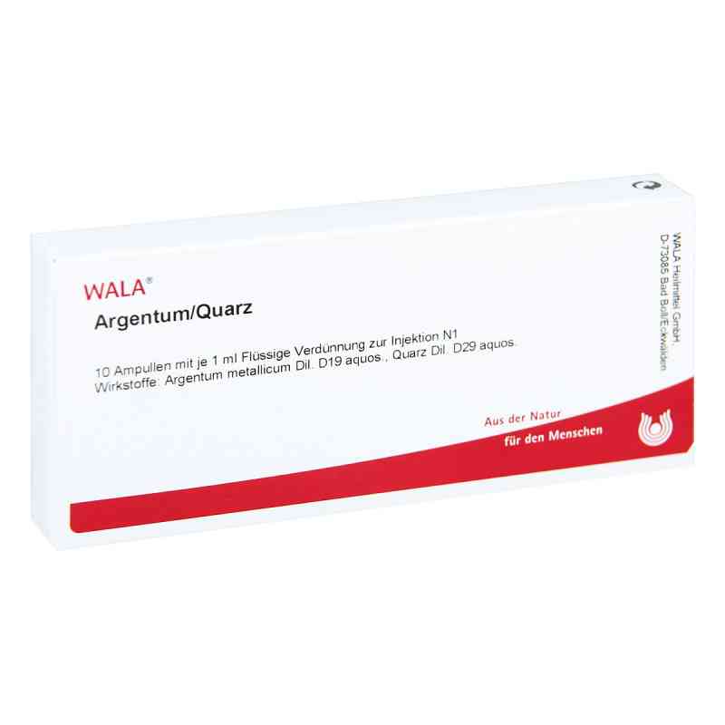 Argentum/quarz Ampullen 10X1 ml von WALA Heilmittel GmbH PZN 01750654