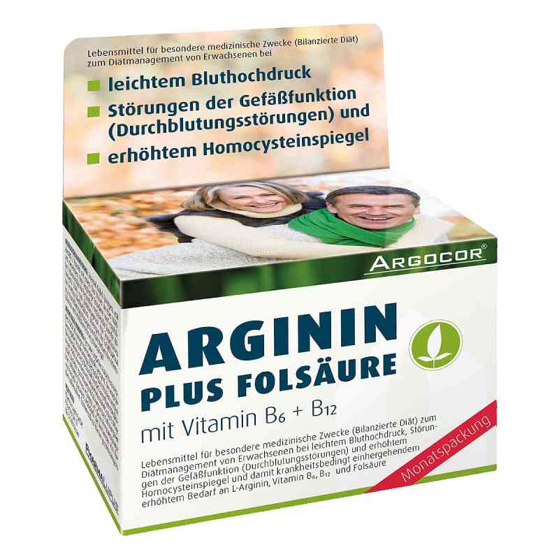 Argocor® Arginin Plus Folsäure Kapseln 120 stk von NatuGena GmbH PZN 09156123