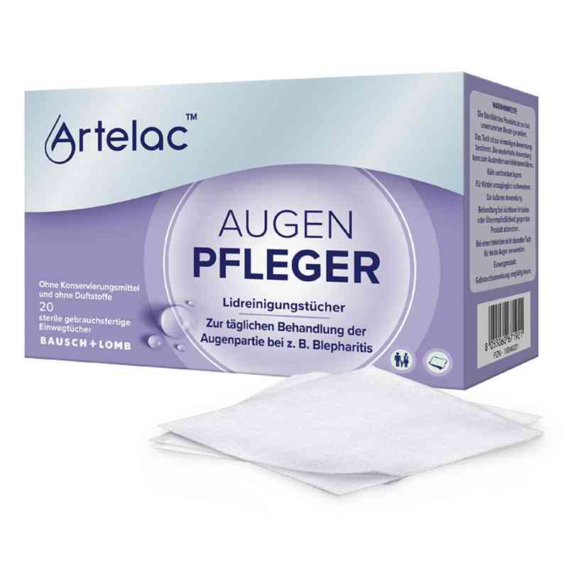 Artelac Augenpfleger Lidreinigungstücher 20 stk von Dr. Gerhard Mann Chem.-pharm.Fabrik GmbH PZN 19346221