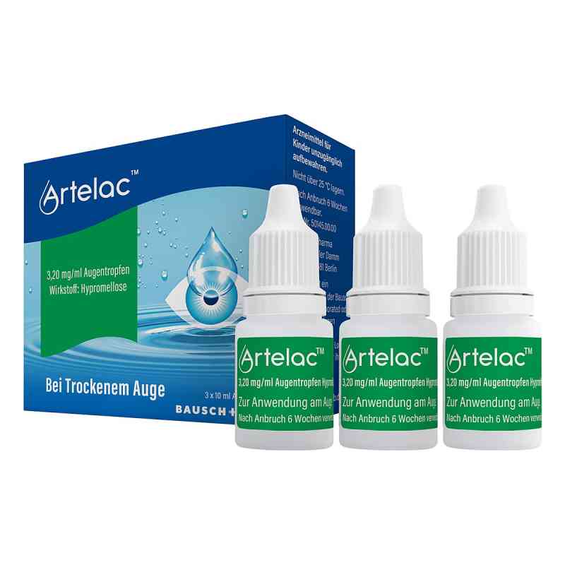 Artelac Augentropfen, Tränenersatzmittel 3X10 ml von Dr. Gerhard Mann Chem.-pharm.Fabrik GmbH PZN 04348208