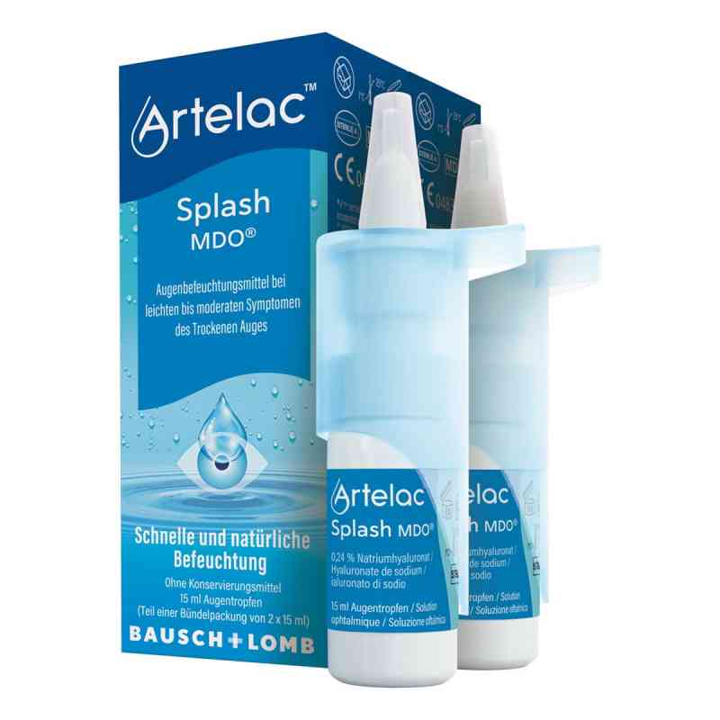 Artelac Splash MDO Augentropfen für trockene brennende Augen 2X15 ml von Dr. Gerhard Mann Chem.-pharm.Fabrik GmbH PZN 07707033