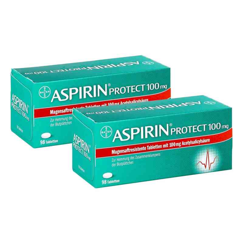 Aspirin protect 100 mg  2x98 stk von Bayer Vital GmbH GB Pharma PZN 08104730