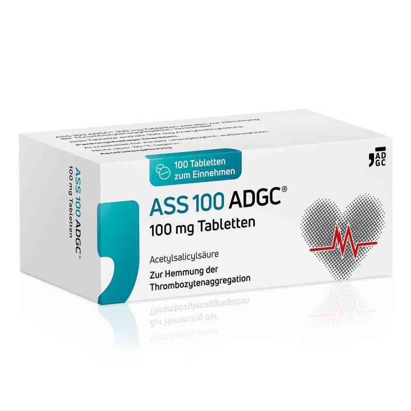 ASS 100 ADGC® 100 mg Tabletten 100 stk von Zentiva Pharma GmbH PZN 19430921
