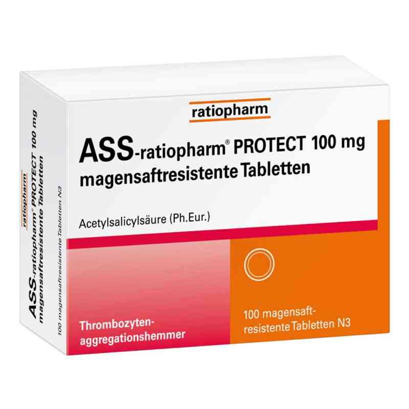 ASS-ratiopharm PROTECT 100 mg magensaftresistente Tabletten 100 stk von ratiopharm GmbH PZN 15577596