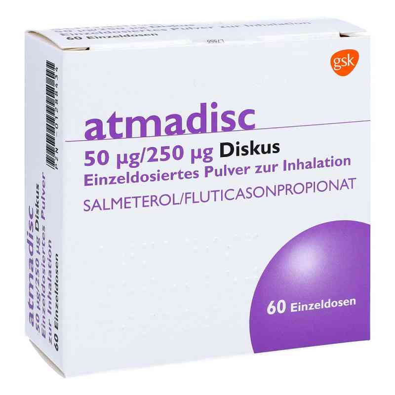 Atmadisc 50μg/250μg Diskus 60 stk von GlaxoSmithKline GmbH & Co. KG PZN 01288434