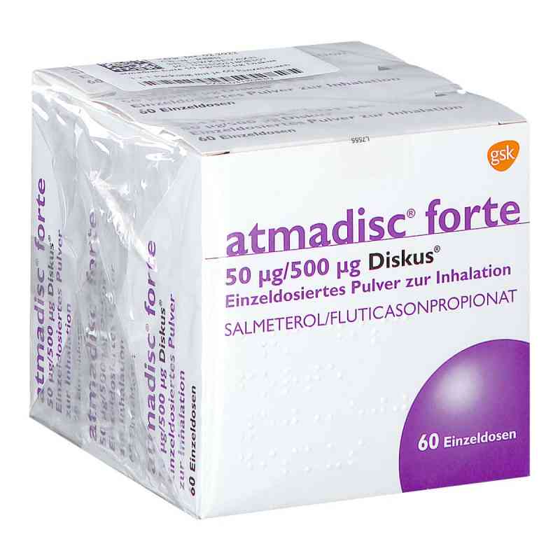 Atmadisc forte 50μg/500μg Diskus 3X60 stk von GlaxoSmithKline GmbH & Co. KG PZN 03180830